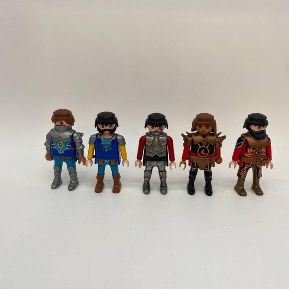 Geobra Playmobil Knights & Pirates Set of 5 Figurines - Picture 1 of 5